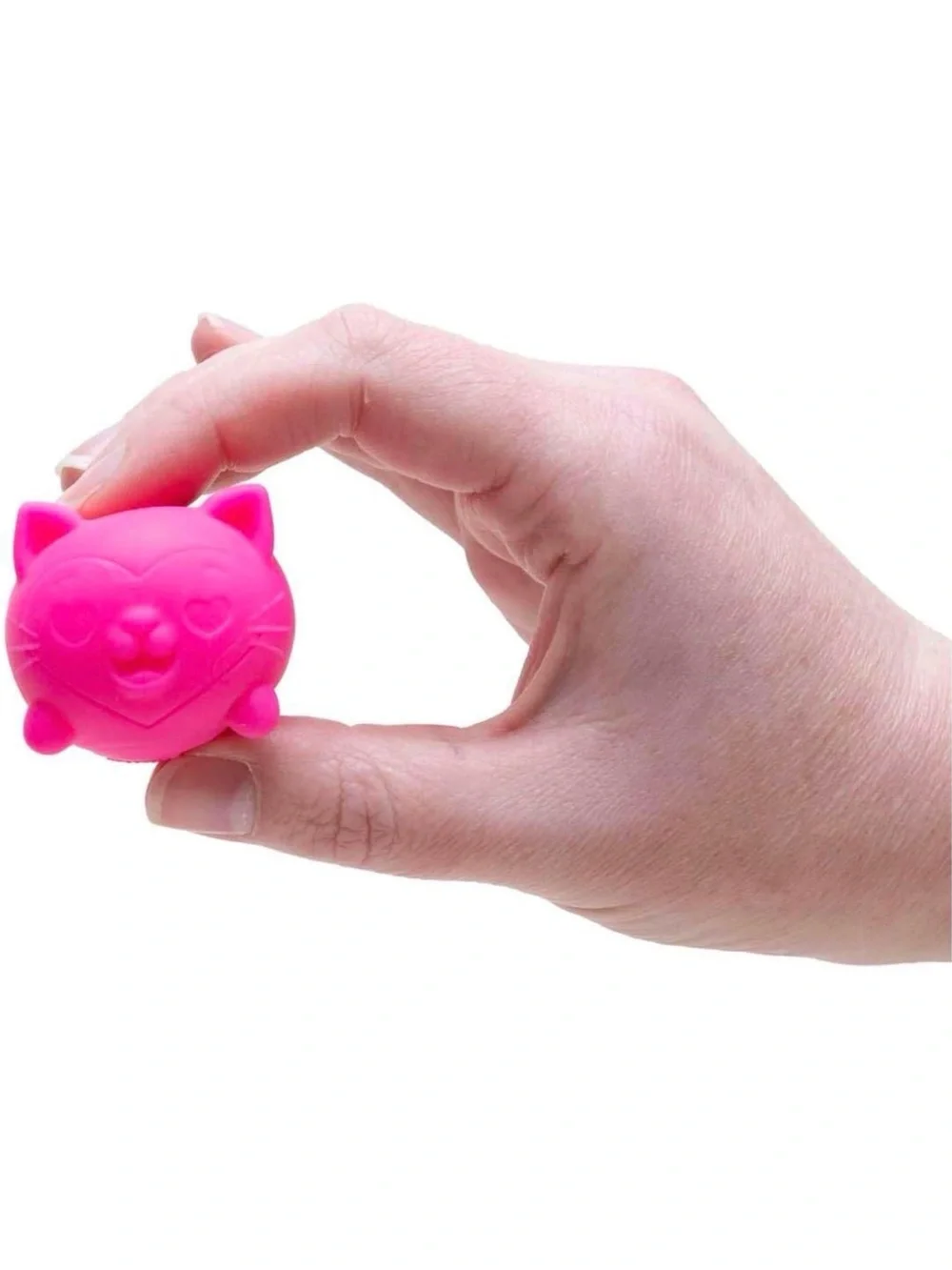 Nee Doh Cool Cats Teenie Tactile Squishy Squeeze Toy Set, 4 Pack, Ages 3+